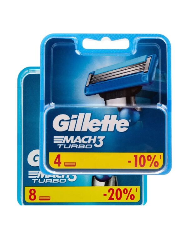 Сменные кассеты Gillette Mach3 Turbo 12 шт.